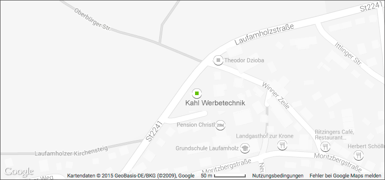 Kahl Werbetechnik - Map