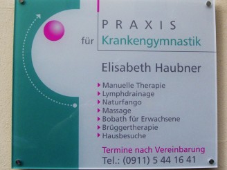 Praxisschild Acryl